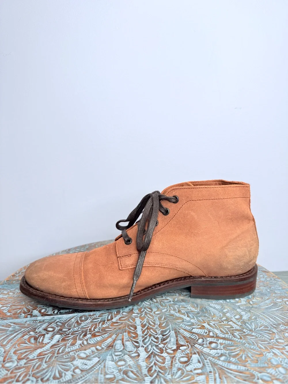 Like New! Thursday Boot Company Cadet Suede Tan Boots Men’s Size 8